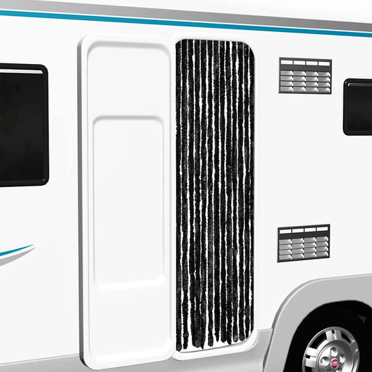 Vidaxl vliegengordijn 56x185 cm chenille antraciet