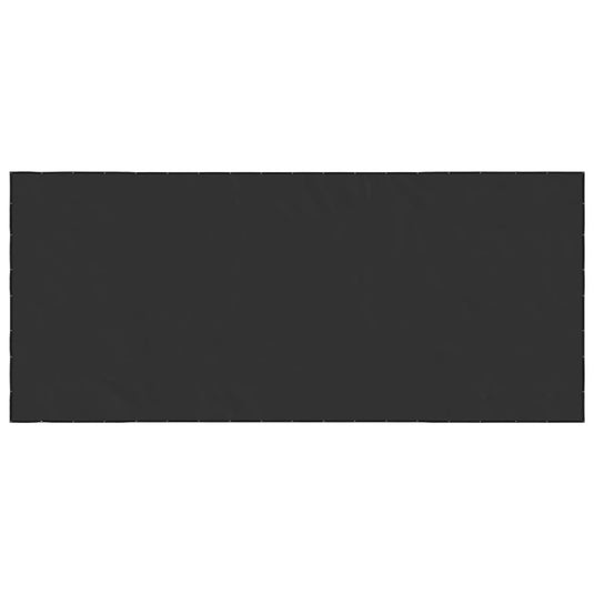 VidaXL Containernet 4x9 m HDPE zwart