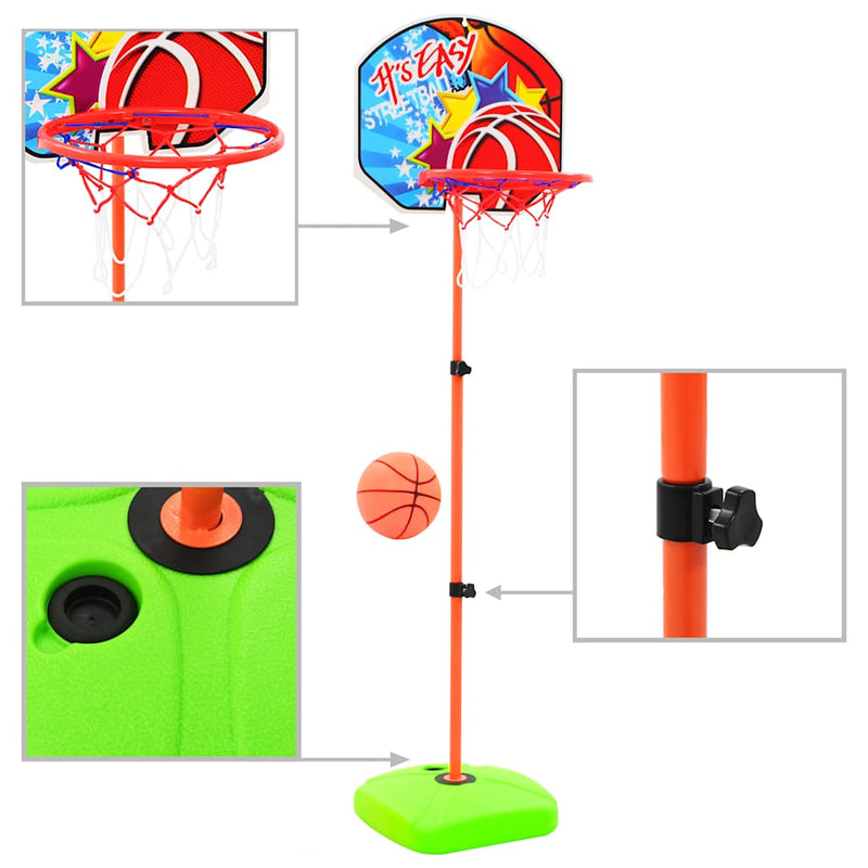 Load image into Gallery viewer, Vidaxl kinderbasketbalring- en balset
