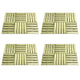 VidaXL 24 st Terrastegels 50x50 cm hout groen