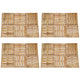 VidaXL 24 st Terrastegels 50x50 cm hout bruin