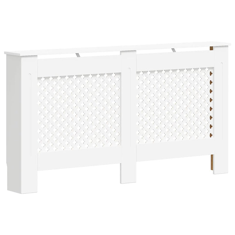 Load image into Gallery viewer, Vidaxl radiatorombouw 152x19x81,5 cm mdf wit
