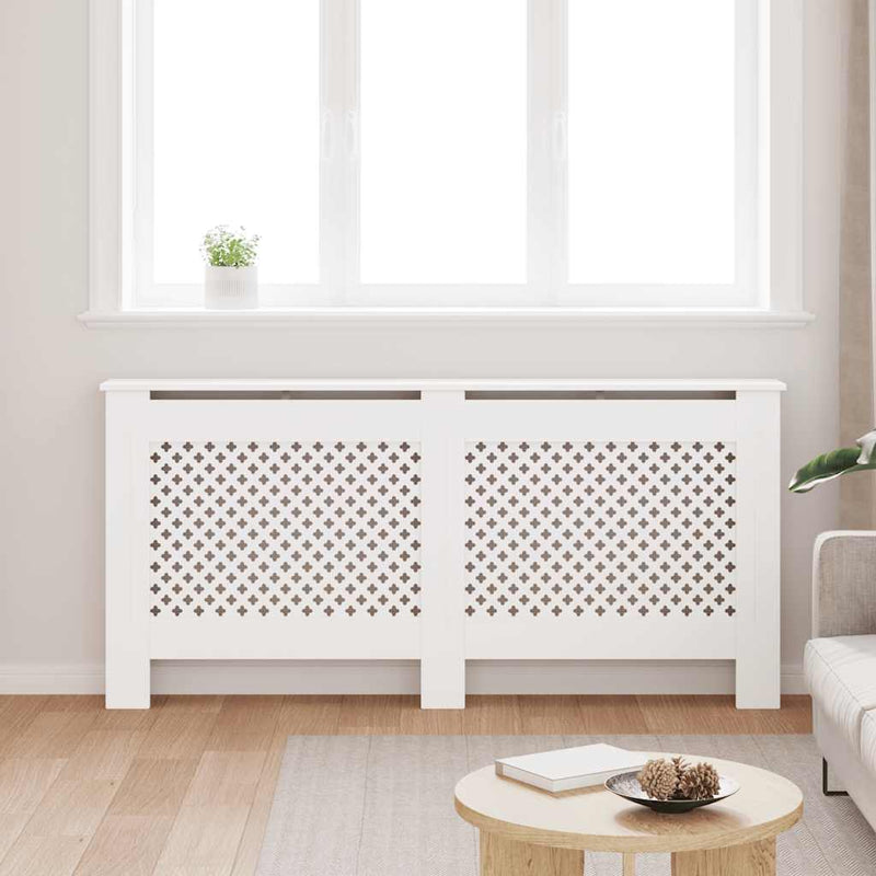 Load image into Gallery viewer, Vidaxl radiatorombouw 172x19x81,5 cm mdf wit
