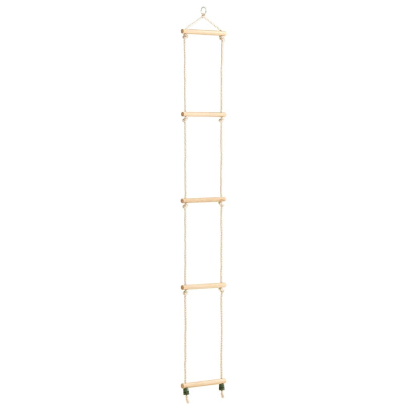 Load image into Gallery viewer, Vidaxl touwladder 30x168 cm massief hout en pe
