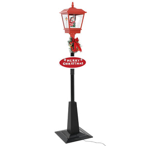 Vidaxl straatlantaarn met kerstman led 180 cm