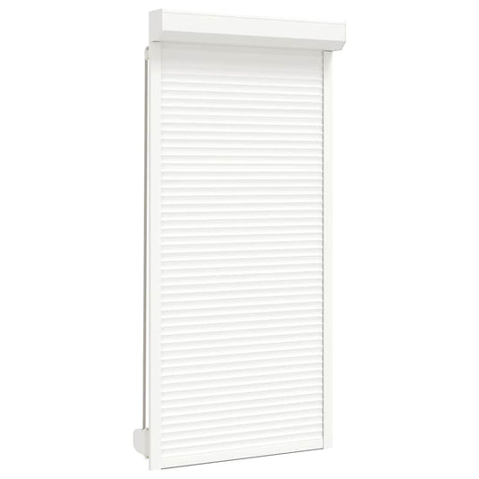 Vidaxl rolluik 100x210 cm aluminium wit