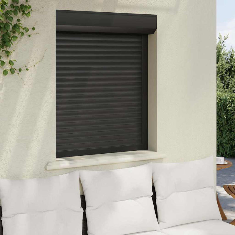 Load image into Gallery viewer, Vidaxl rolluik 80x100 cm aluminium antracietkleurig
