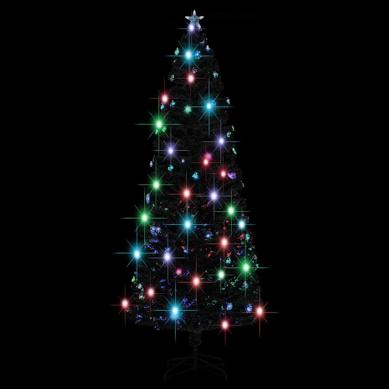 Load image into Gallery viewer, Vidaxl voorverlichte kerstboom met standaard en led 240 cm glasvezel

