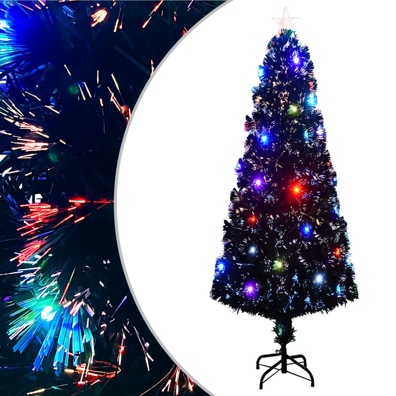 Load image into Gallery viewer, Vidaxl kerstboom met led en standaard 240 cm glasvezel
