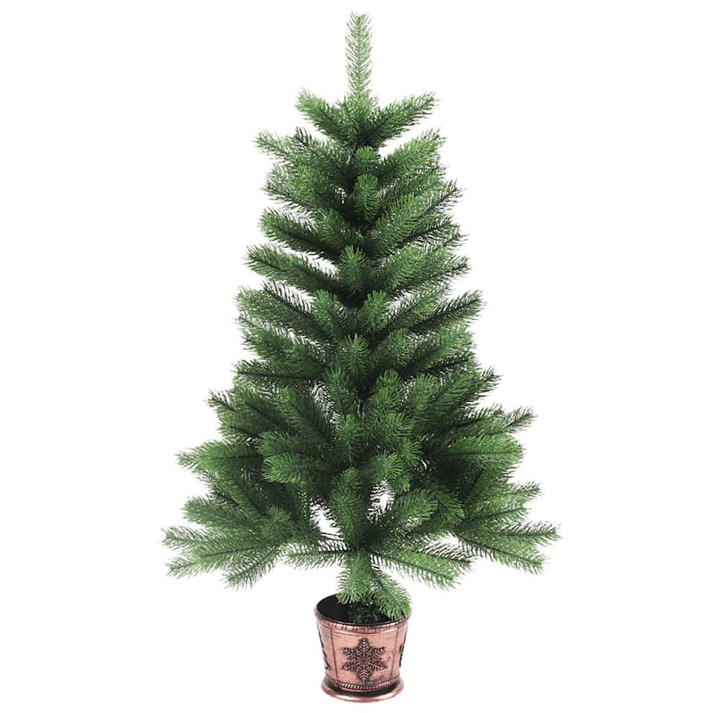 Load image into Gallery viewer, Vidaxl kunstkerstboom met levensechte naalden 65 cm groen
