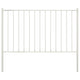Vidaxl schuttingpaneel met palen gepoedercoat staal 1,81x1 m wit