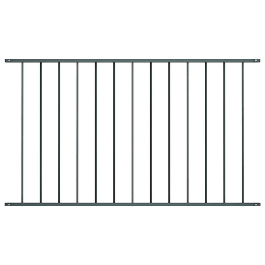 Vidaxl schuttingpaneel gepoedercoat staal 1,63x0,75 m antraciet