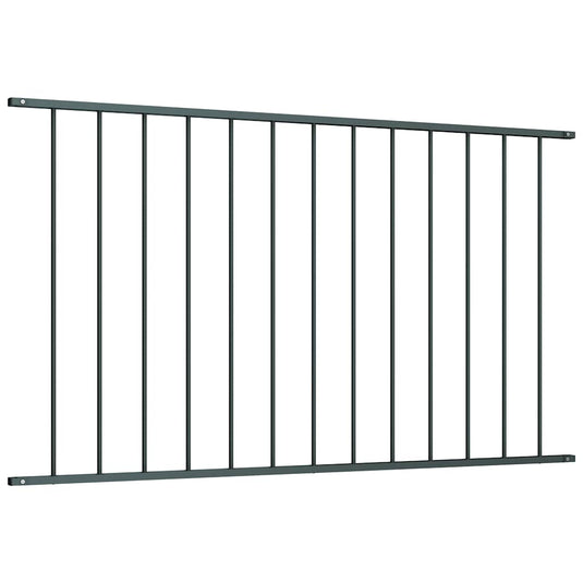 Vidaxl schuttingpaneel gepoedercoat staal 1,63x0,75 m antraciet