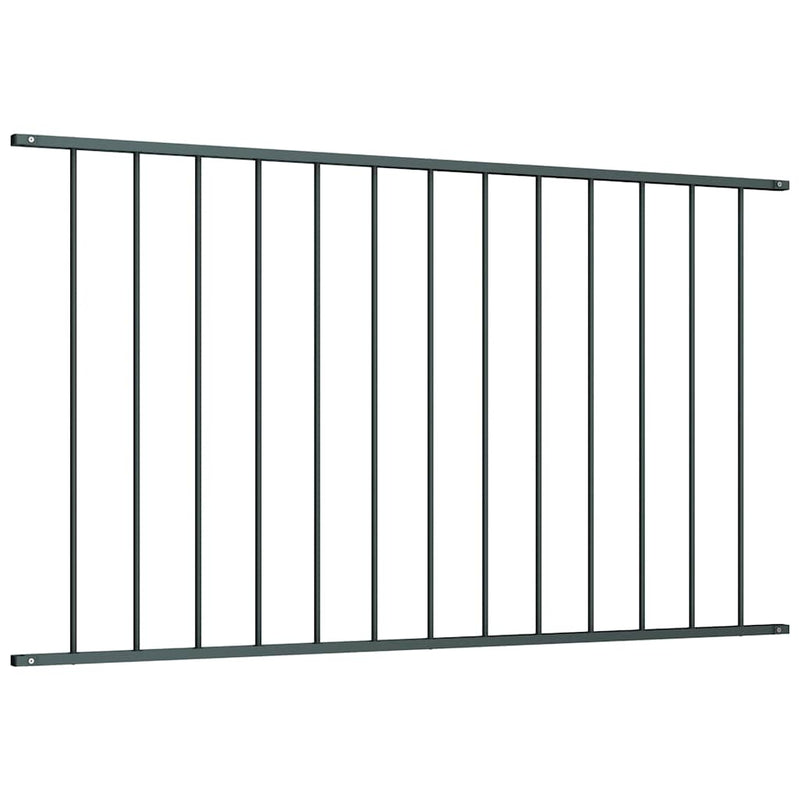 Load image into Gallery viewer, Vidaxl hekpaneel 1,7x1,25 m gepoedercoat staal antraciet
