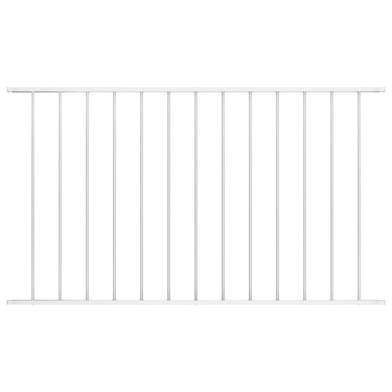 Load image into Gallery viewer, VidaXL Hekpaneel 1,7x1 m gepoedercoat staal wit
