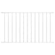 Vidaxl schuttingpaneel gepoedercoat staal 1,63x1,25 m wit
