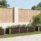 Vidaxl plantenbak verhoogd 240x80x45 cm gegalvaniseerd staal bruin
