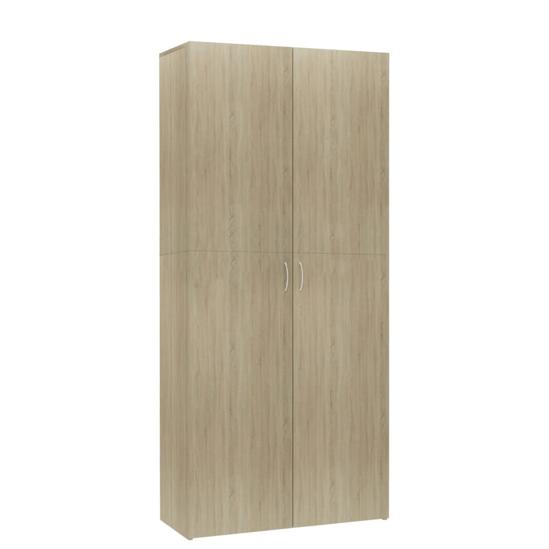 Load image into Gallery viewer, VidaXL Schoenenkast 80x35,5x180 cm bewerkt hout sonoma eikenkleurig
