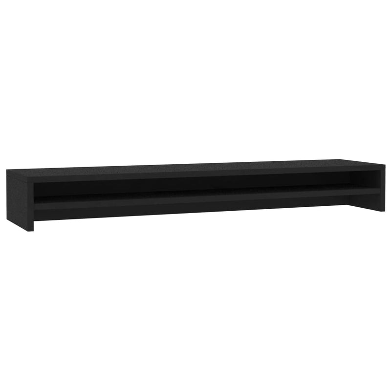 Load image into Gallery viewer, Vidaxl monitorstandaard 100x24x13 cm bewerkt hout zwart
