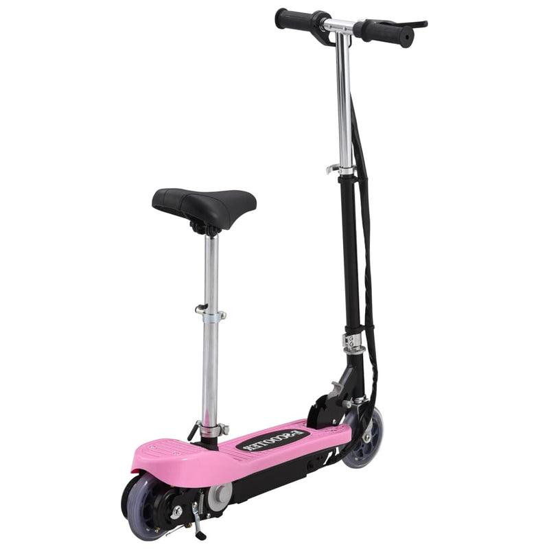 Load image into Gallery viewer, Vidaxl step elektrisch met zitje 120 w roze

