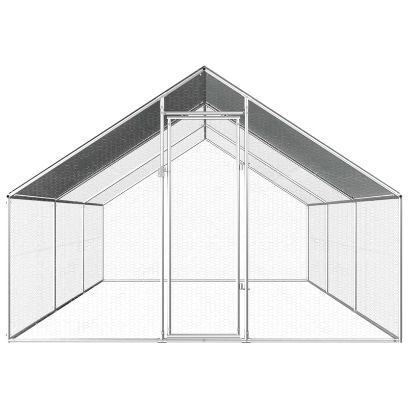 Load image into Gallery viewer, VidaXL Kippenhok 2,75x6x1,92 m gegalvaniseerd staal
