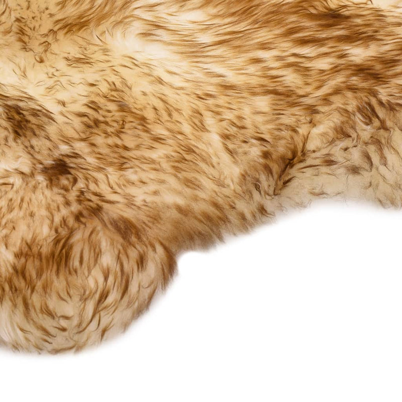 Load image into Gallery viewer, Vidaxl vloerkleed 60x180 cm schapenvacht gemêleerd bruin
