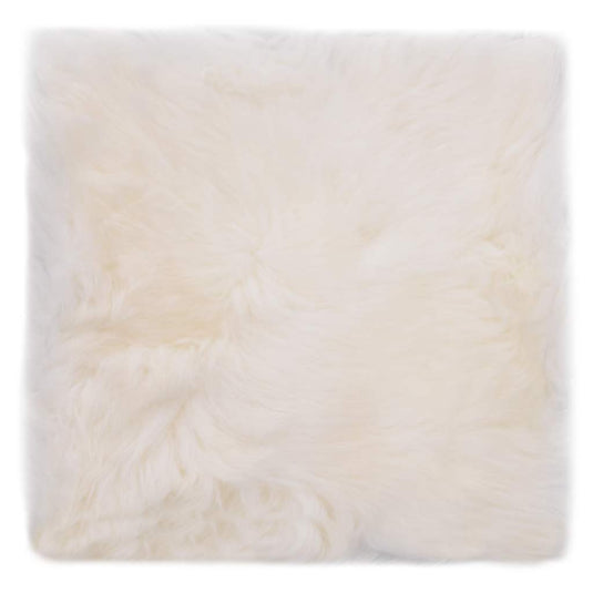 Vidaxl stoelkussens 2 st 40x40 cm echt schapenvacht wit