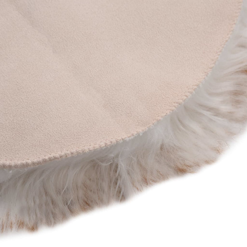 Load image into Gallery viewer, Vidaxl vloerkleed 60x90 cm kunstschapenvacht gemêleerd bruin
