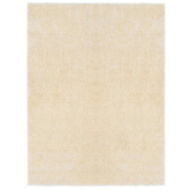 Vidaxl shaggy gebied tapijt crème 120 x 160 cm polyetheen