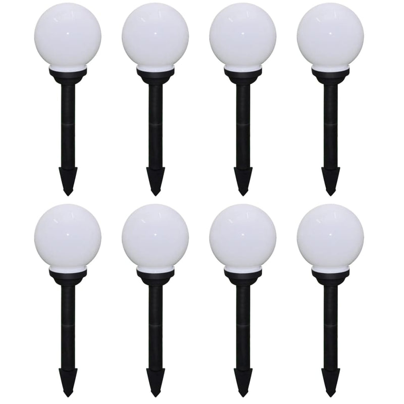 Load image into Gallery viewer, VidaXL Tuinpadlampen 8 st met grondpin LED 15 cm
