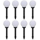 VidaXL Tuinpadlampen 8 st met grondpin LED 15 cm