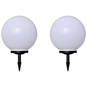 Vidaxl tuinpadlampen 2 st met grondpin led 40 cm
