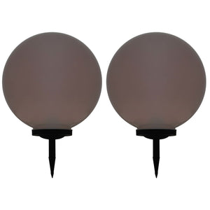 Vidaxl solarlampen 2 st led rond 50 cm rgb