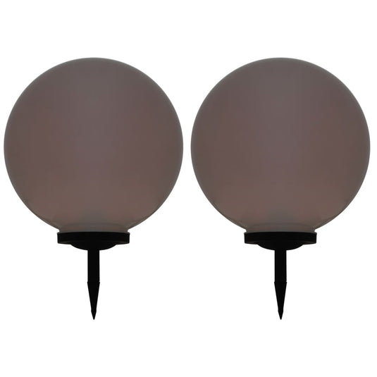 Vidaxl solarlampen 2 st led rond 50 cm rgb