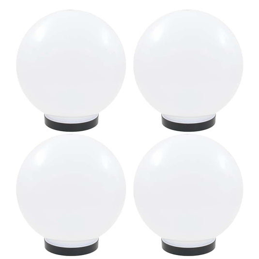 VidaXL LED-bollampen 4 st rond 25 cm PMMA