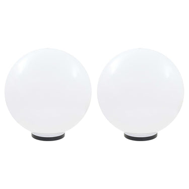 Vidaxl led-bollampen 2 st rond 50 cm pmma