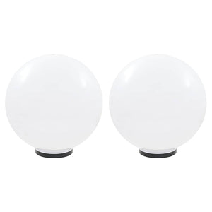 Vidaxl led-bollampen 2 st rond 50 cm pmma