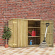 VidaXL Tuinschuur 135x60x123 cm geïmpregneerd grenenhout