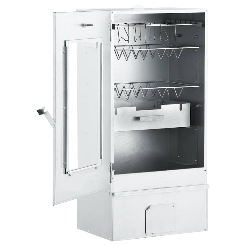 Load image into Gallery viewer, Vidaxl bbq-rookoven met 1 kg houtsnippers 44,5x29x83 cm
