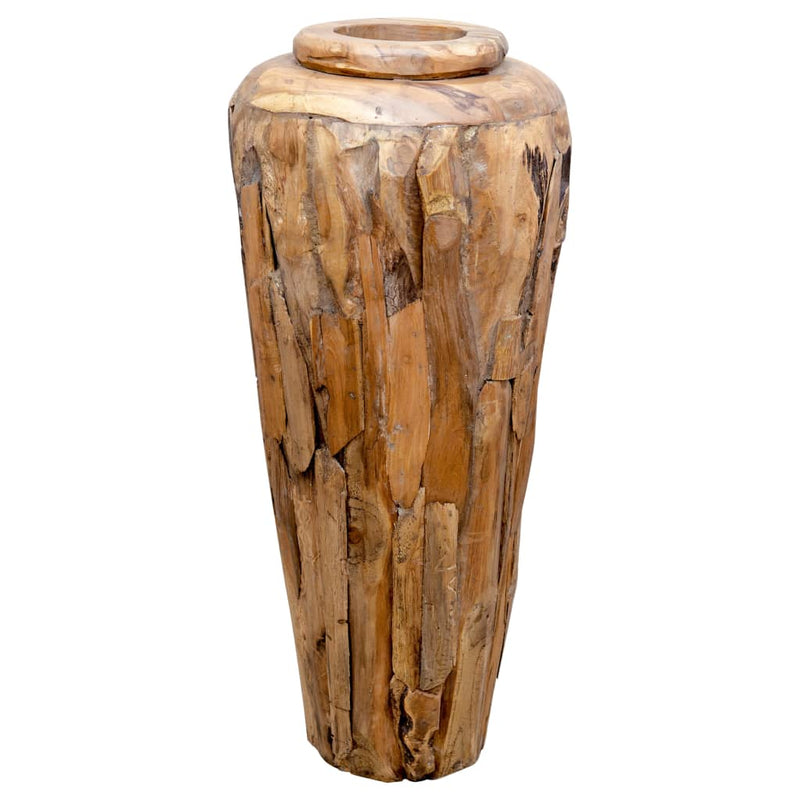 Load image into Gallery viewer, VidaXL Decoratievaas 40x80 cm massief teakhout
