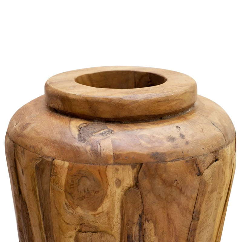 Load image into Gallery viewer, VidaXL Decoratievaas 40x80 cm massief teakhout
