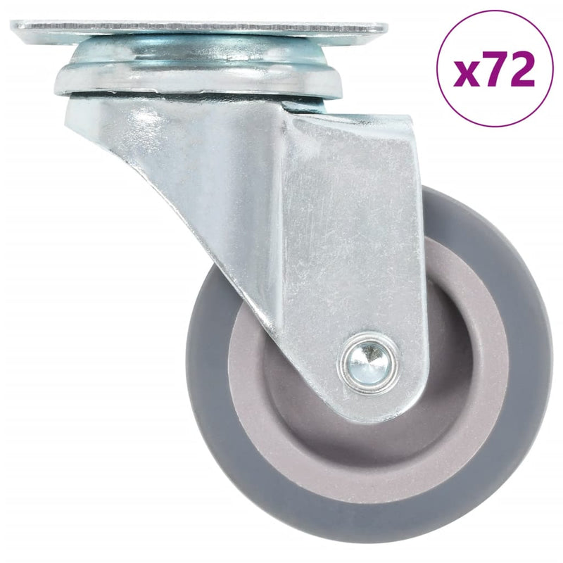 Load image into Gallery viewer, Vidaxl 72 st zwenkwielen 50 mm
