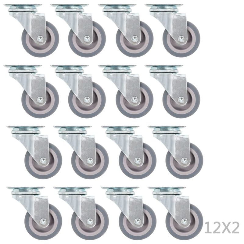 Load image into Gallery viewer, VidaXL 96 st Zwenkwielen 50 mm
