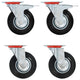 Vidaxl 24 st zwenkwielen 125 mm