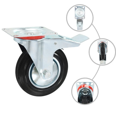 Vidaxl 12 st wielen 160 mm