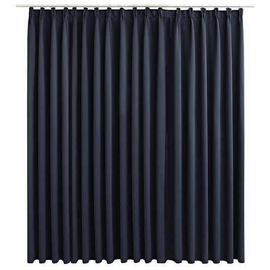Vidaxl gordijn verduisterend met haken 290x245 cm antraciet