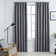 Vidaxl gordijnen verduisterend met haken 2 st 140x175 cm grijs