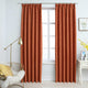 Vidaxl gordijnen verduisterend met haken 2 st 140x225 cm roestkleurig