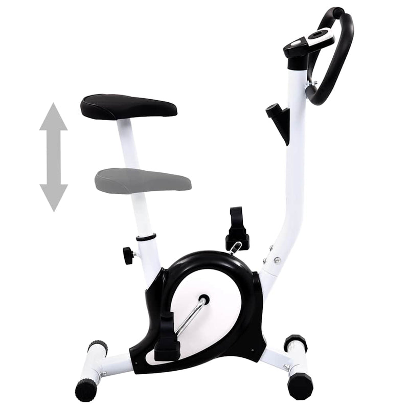 Load image into Gallery viewer, Vidaxl hometrainer met bandweerstand zwart

