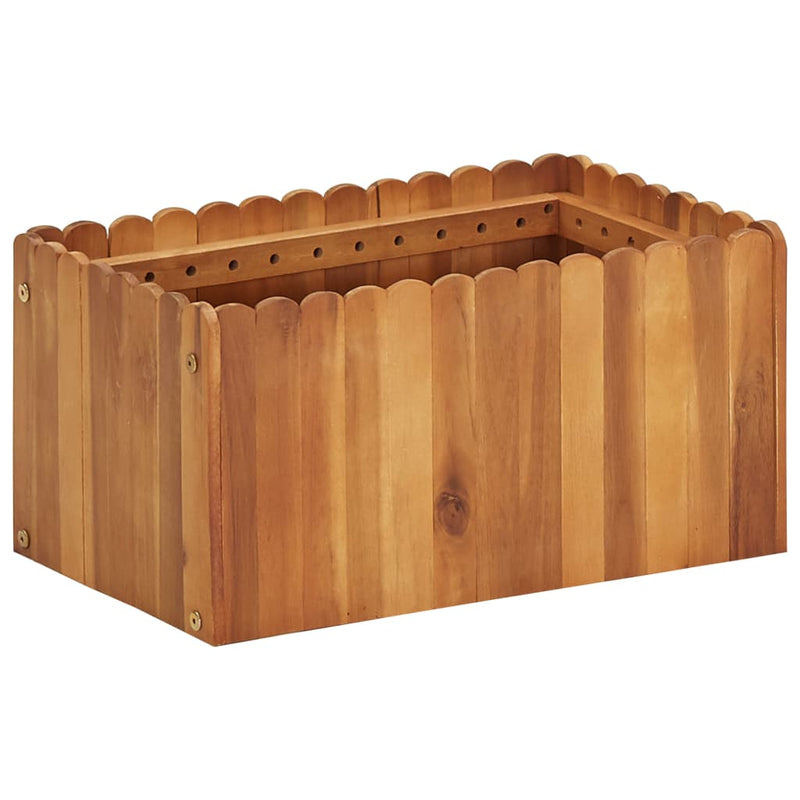 Load image into Gallery viewer, Vidaxl plantenbak verhoogd 50x30x25 cm massief acaciahout
